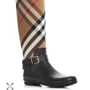 New Burberry rain boots